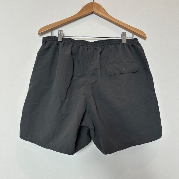 Patagonia Baggies gray elastic waist mesh shorts men's swim trunks shorts large - Picture 3 of 6